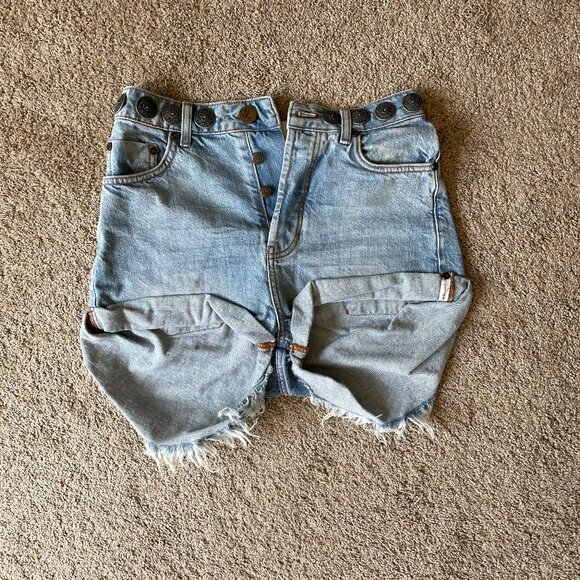 One Teaspoon Bandit High Waist Shorts - Picture 1 of 7